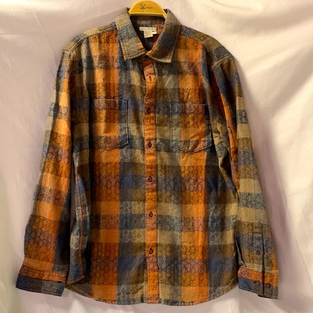Carbon 2 Cobalt Mens Plaid Shirt